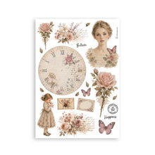 Cargar imagen en el visor de la galería, Stamperia - A5 Washi Pad - Flowers and Poems. Includes 8 Sheets. Available at Embellish Away located in Bowmanville Ontario Canada.

