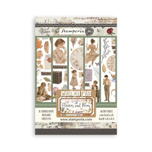 Cargar imagen en el visor de la galería, Stamperia - A5 Washi Pad - Flowers and Poems. Includes 8 Sheets. Available at Embellish Away located in Bowmanville Ontario Canada.
