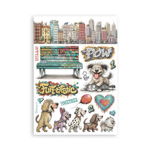 Load image into Gallery viewer, Stamperia - A5 Washi Pad - Furry Friends 2. Includes 8 Sheets. Available at Embellish Away located in Bowmanville Ontario Canada.
