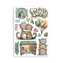 Load image into Gallery viewer, Stamperia - A5 Washi Pad - Furry Friends 2. Includes 8 Sheets. Available at Embellish Away located in Bowmanville Ontario Canada.
