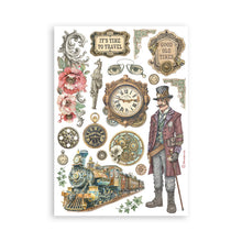 Load image into Gallery viewer, Stamperia - A5 Washi Pad - Gardens of Time. Includes 8 Sheets. Available at Embellish Away located in Bowmanville Ontario Canada.
