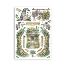 गैलरी व्यूवर में इमेज लोड करें, Stamperia - A5 Washi Pad - Herbarium Silvae. Includes 8 Sheets. Available at Embellish Away located in Bowmanville Ontario Canada.
