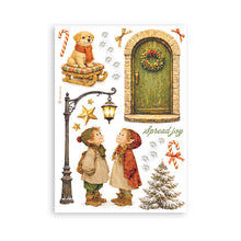 Load image into Gallery viewer, Stamperia - A5 Washi Pad - Silent Night. Includes 8 Sheets. Available at Embellish Away located in Bowmanville Ontario Canada.
