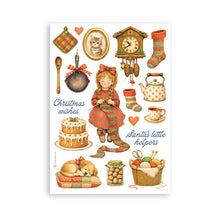 Load image into Gallery viewer, Stamperia - A5 Washi Pad - Silent Night. Includes 8 Sheets. Available at Embellish Away located in Bowmanville Ontario Canada.
