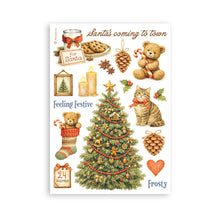 Load image into Gallery viewer, Stamperia - A5 Washi Pad - Silent Night. Includes 8 Sheets. Available at Embellish Away located in Bowmanville Ontario Canada.
