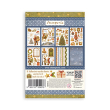 Load image into Gallery viewer, Stamperia - A5 Washi Pad - Silent Night. Includes 8 Sheets. Available at Embellish Away located in Bowmanville Ontario Canada.
