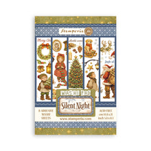 Load image into Gallery viewer, Stamperia - A5 Washi Pad - Silent Night. Includes 8 Sheets. Available at Embellish Away located in Bowmanville Ontario Canada.
