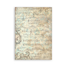 Cargar imagen en el visor de la galería, Stamperia - A5 Washi Pad - Symphony. Includes 8 Sheets. Available at Embellish Away located in Bowmanville Ontario Canada.

