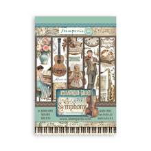 Cargar imagen en el visor de la galería, Stamperia - A5 Washi Pad - Symphony. Includes 8 Sheets. Available at Embellish Away located in Bowmanville Ontario Canada.
