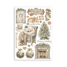 將圖片載入圖庫檢視器 Stamperia - A5 Washi Pad - White Christmas. Includes 8 Sheets. Available at Embellish Away located in Bowmanville Ontario Canada.
