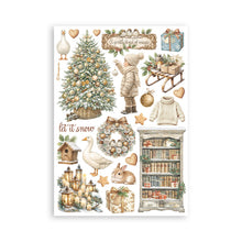 將圖片載入圖庫檢視器 Stamperia - A5 Washi Pad - White Christmas. Includes 8 Sheets. Available at Embellish Away located in Bowmanville Ontario Canada.

