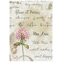 Charger l'image dans la galerie, Stamperia - A6 Mini Rice Paper - 8/Sheets - Flowers and Poems. Available at Embellish Away located in Bowmanville Ontario Canada.

