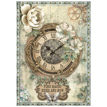 Load image into Gallery viewer, Stamperia - A6 Mini Rice Paper - 8/Sheets - Gardens of Time. Available at Embellish Away located in Bowmanville Ontario Canada.
