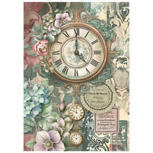 Load image into Gallery viewer, Stamperia - A6 Mini Rice Paper - 8/Sheets - Gardens of Time. Available at Embellish Away located in Bowmanville Ontario Canada.
