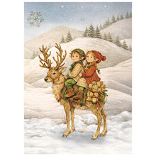 Load image into Gallery viewer, Stamperia - A6 Mini Rice Paper - 8/Sheets - Silent Night. Available at Embellish Away located in Bowmanville Ontario Canada.
