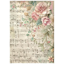 Cargar imagen en el visor de la galería, Stamperia - A6 Rice Paper Backgrounds Selection - 8/Sheets - Symphony. Available at Embellish Away located in Bowmanville Ontario Canada.
