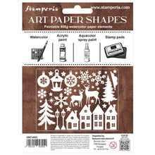 Load image into Gallery viewer, Stamperia - Art Paper Shapes - Christmas. Available at Embellish Away located in Bowmanville Ontario Canada.
