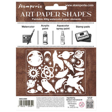 Load image into Gallery viewer, Stamperia - Art Paper Shapes - Cosmos. Available at Embellish Away located in Bowmanville Ontario Canada.
