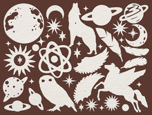 Load image into Gallery viewer, Stamperia - Art Paper Shapes - Cosmos. Available at Embellish Away located in Bowmanville Ontario Canada.
