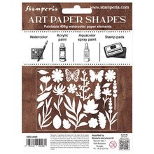 Cargar imagen en el visor de la galería, Stamperia - Art Paper Shapes - Flowers and Poems. Available at Embellish Away located in Bowmanville Ontario Canada.
