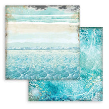 Load image into Gallery viewer, Stamperia - Backgrounds Double-Sided Paper Pad 8"X8" - 10/Pkg - Songs Of The Sea. The perfect start to your scrapbooks, cards and more! This package contains ten 8x8 inch double-sided sheets with a different design on each side. Available at Embellish Away located in Bowmanville Ontario Canada.
