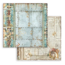 Load image into Gallery viewer, Stamperia - Backgrounds Double-Sided Paper Pad 8"X8" - 10/Pkg - Songs Of The Sea. The perfect start to your scrapbooks, cards and more! This package contains ten 8x8 inch double-sided sheets with a different design on each side. Available at Embellish Away located in Bowmanville Ontario Canada.
