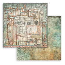 Load image into Gallery viewer, Stamperia - Backgrounds Double-Sided Paper Pad 12"X12" - 10/Pkg - Gardens of Time. Available at embellish Away located in Bowmanville Ontario Canada.
