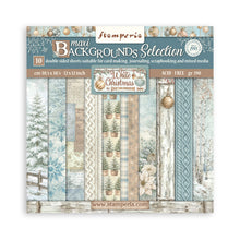將圖片載入圖庫檢視器 Stamperia - Backgrounds Double-Sided Paper Pad 12"X12" - 10/Pkg - White Christmas. Available at embellish Away located in Bowmanville Ontario Canada.
