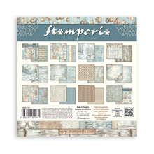 將圖片載入圖庫檢視器 Stamperia - Backgrounds Double-Sided Paper Pad 12"X12" - 10/Pkg - White Christmas. Available at embellish Away located in Bowmanville Ontario Canada.
