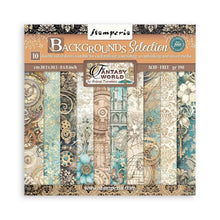 Charger l'image dans la galerie, Stamperia - Backgrounds Double-Sided Paper Pad 8"X8" - 10/Pkg - Sir Vagabond In Fantasy World. The perfect start to your scrapbooks, cards and more! Available at Embellish Away located in Bowmanville Ontario Canada.
