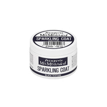 Cargar imagen en el visor de la galería, Stamperia - Black Sparkling Coat - 150ml. A black texture paste infused with glitter. Available at Embellish Away in Bowmanville Ontario Canada.
