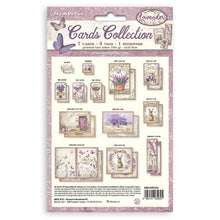 將圖片載入圖庫檢視器 Stamperia - Cards Collection - Lavender. A beautiful card collection in a coordinating theme from Stamperia. Available in a variety of themes, each sold separately. This package contains seven cards, five tags, and one bookmark. Available at Embellish Away located in Bowmanville Ontario Canada.

