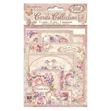 將圖片載入圖庫檢視器 Stamperia - Cards Collection - Romance Forever. A beautiful card collection in a coordinating theme from Stamperia. This package contains the Romance Forever Cards Collection Kit: seven cards, five tags and one bookmark. Available at Embellish Away located in Bowmanville Ontario Canada.
