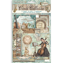 Cargar imagen en el visor de la galería, Stamperia - Cards Collection - Symphony. By Sara Alcobendas. Available at Embellish Away located in Bowmanville Ontario Canada.
