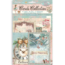 Cargar imagen en el visor de la galería, Stamperia - Cards Collection - Winter Magic. 7 cards, five tags and one bookmark. Imported. Available at Embellish Away located in Bowmanville Ontario Canada.
