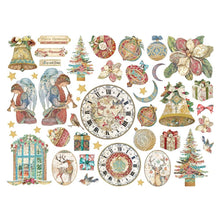 Load image into Gallery viewer, Stamperia - Die-Cuts - Christmas Greetings. Add dimension and color to your projects. Great for scrapbooks, cards, journals, planners, and so much more. Available at Embellish Away located in Bowmanville Ontario Canada.
