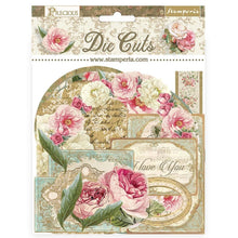 Load image into Gallery viewer, Stamperia - Die-Cuts - Precious. A fun addition to cards, scrapbook pages and much more! This package contains assorted coordinating die-cut pieces. Available in several assortments, each sold separately. Available at Embellish Away located in Bowmanville Ontario Canada.
