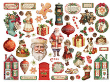 將圖片載入圖庫檢視器 Stamperia Die cuts Classic Christmas. FEATURE: Santa, Gingerbread Man, Holly, Christmas Tree. Available at Embellish Away located in Bowmanville Ontario Canada.
