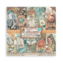 Charger l'image dans la galerie, Stamperia - Double-Sided Paper Pad 8"X8" - 10/Pkg - Sir Vagabond In Fantasy World. The perfect start to your scrapbooks, cards and more! This package contains ten 8x8 inch double-sided sheets with a different design on each side. Available at Embellish Away located in Bowmanville Ontario Canada.
