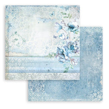 Load image into Gallery viewer, Stamperia - Double-Sided Paper Pad 8"X8" - 10/Pkg - Blue Land. All you need for scrapbooking! Available in a variety of designs, each sold separately. This package contains ten 8x8 inch sheets of double-sided paper, each with a different design. Available at Embellish Away located in Bowmanville Ontario Canada.
