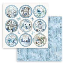 Load image into Gallery viewer, Stamperia - Double-Sided Paper Pad 8"X8" - 10/Pkg - Blue Land. All you need for scrapbooking! Available in a variety of designs, each sold separately. This package contains ten 8x8 inch sheets of double-sided paper, each with a different design. Available at Embellish Away located in Bowmanville Ontario Canada.
