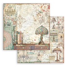 Load image into Gallery viewer, Stamperia - Double-Sided Paper Pad 8"X8" - 10/Pkg - Brocante Antiques. The perfect start to your scrapbooks, cards and more! Available at Embellish Away located in Bowmanville Ontario Canada.
