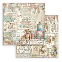 Load image into Gallery viewer, Stamperia - Double-Sided Paper Pad 8"X8" - 10/Pkg - Brocante Antiques. The perfect start to your scrapbooks, cards and more! Available at Embellish Away located in Bowmanville Ontario Canada.
