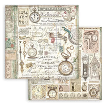 Load image into Gallery viewer, Stamperia - Double-Sided Paper Pad 12"X12" - 10/Pkg - Brocante Antiques. Start your project off right with the perfect paper for scrapbook pages, greeting cards, bookmarks, gift cards, mixed media and much more! Available at Embellish Away located in Bowmanville Ontario Canada.

