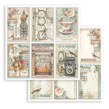 Load image into Gallery viewer, Stamperia - Double-Sided Paper Pad 8"X8" - 10/Pkg - Brocante Antiques. The perfect start to your scrapbooks, cards and more! Available at Embellish Away located in Bowmanville Ontario Canada.
