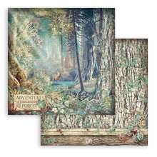 Load image into Gallery viewer, Stamperia - Double-Sided Paper Pad 12"X12" - 10/Pkg - Magic Forest, 10 Designs/1 Each. Start your project off right with the perfect paper for scrapbook pages, greeting cards, bookmarks, gift cards, mixed media and much more! Available at Embellish Away located in Bowmanville Ontario Canada.
