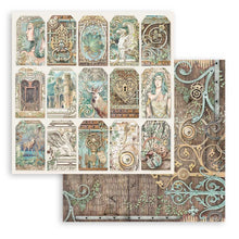 Load image into Gallery viewer, Stamperia - Double-Sided Paper Pad 12"X12" - 10/Pkg - Magic Forest, 10 Designs/1 Each. Start your project off right with the perfect paper for scrapbook pages, greeting cards, bookmarks, gift cards, mixed media and much more! Available at Embellish Away located in Bowmanville Ontario Canada.
