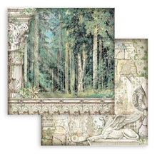 Load image into Gallery viewer, Stamperia - Double-Sided Paper Pad 12"X12" - 10/Pkg - Magic Forest, 10 Designs/1 Each. Start your project off right with the perfect paper for scrapbook pages, greeting cards, bookmarks, gift cards, mixed media and much more! Available at Embellish Away located in Bowmanville Ontario Canada.
