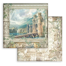 Load image into Gallery viewer, Stamperia - Double-Sided Paper Pad 12"X12" - 10/Pkg - Magic Forest, 10 Designs/1 Each. Start your project off right with the perfect paper for scrapbook pages, greeting cards, bookmarks, gift cards, mixed media and much more! Available at Embellish Away located in Bowmanville Ontario Canada.
