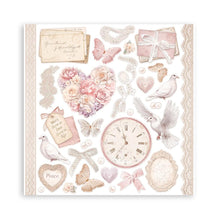 Load image into Gallery viewer, Stamperia - Double-Sided Paper Pad 8"X8" - 10/Pkg - Romance Forever. All you need for scrapbooking! This package contains 10 sheets of 8x8 double-sided cardstock. Available in a variety of designs, each sold separately. Acid Free. Available at Embellish Away located in Bowmanville Ontario Canada.

